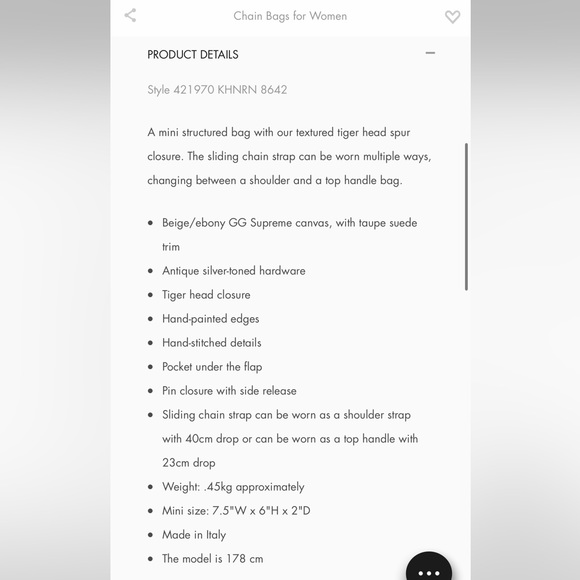 Gucci Dionysus Purse - Picture 4 of 6